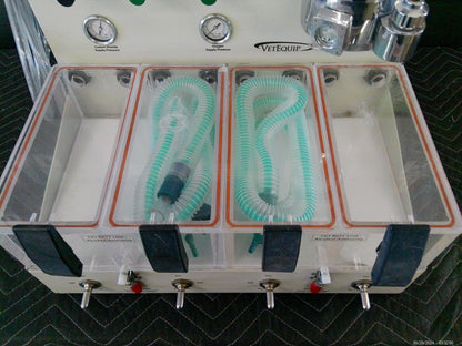 VetEquip Impac 6 Quad-Chamber Rodent/Mouse Veterinary Anesthesia System