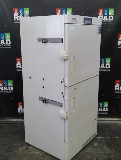 Sanyo MDF-U537 Two-Door Biomedical -30C Lab Freezer 17Cf 120V FULLY TESTED