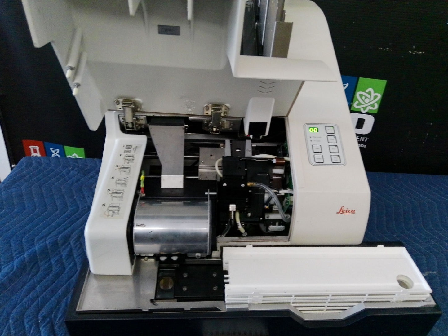 Leica IP S I060133225 Inkjet Microscope Slide Cassette Printer w/ Manual