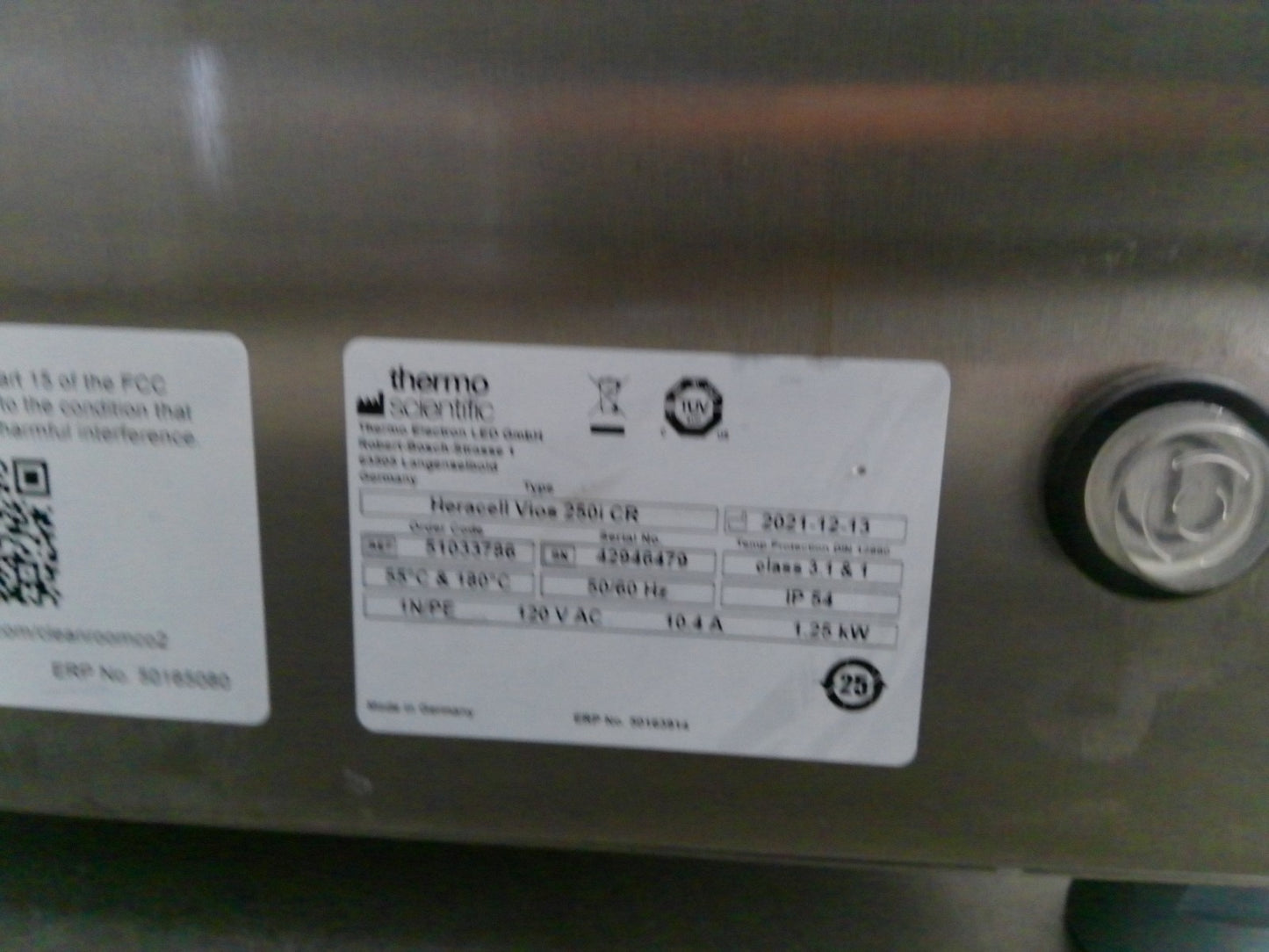 Thermo HERAcell Vios 250i CR Double Stack Copper Lined CO2 Incubators (2021)