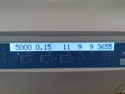 Thermo Sorvall ST16R Refrigerated Benchtop Centrifuge w/Rotor, Buckets, Inserts