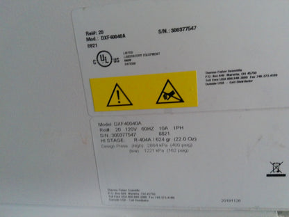 Thermo Scientific Revco DXF40040A -40c Ultra-Low Freezer 23Cf