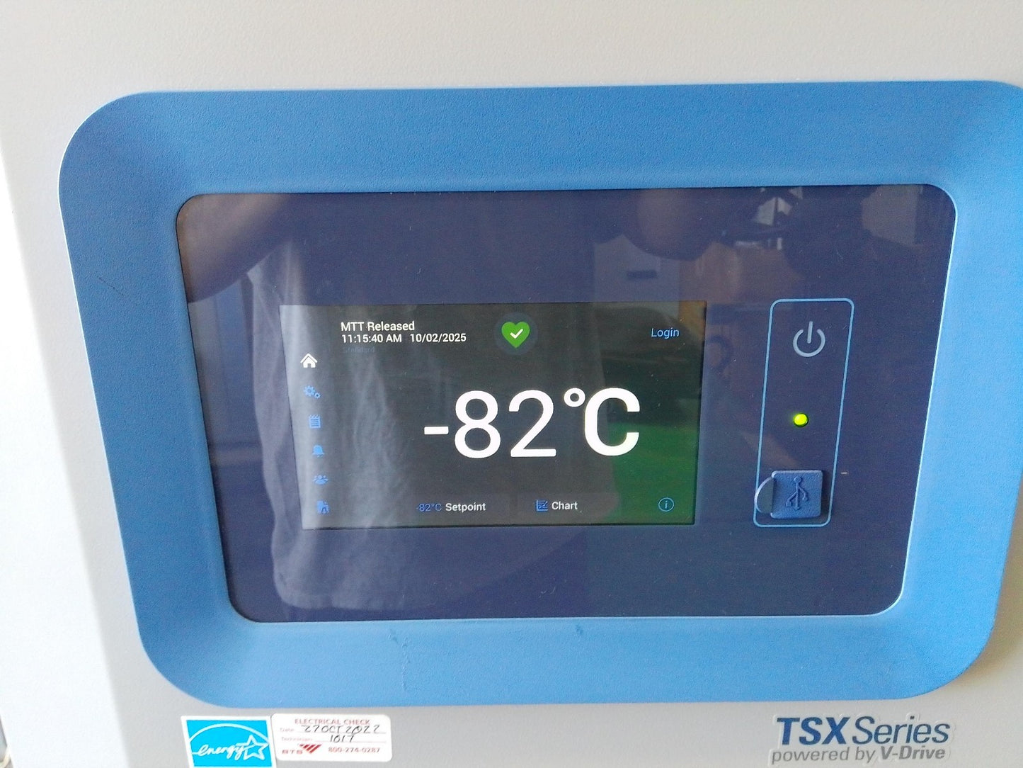 Thermo Scientific TSX70086A -86C Ultra Low Freezer 33.5Cf (2021) FULLY TESTED