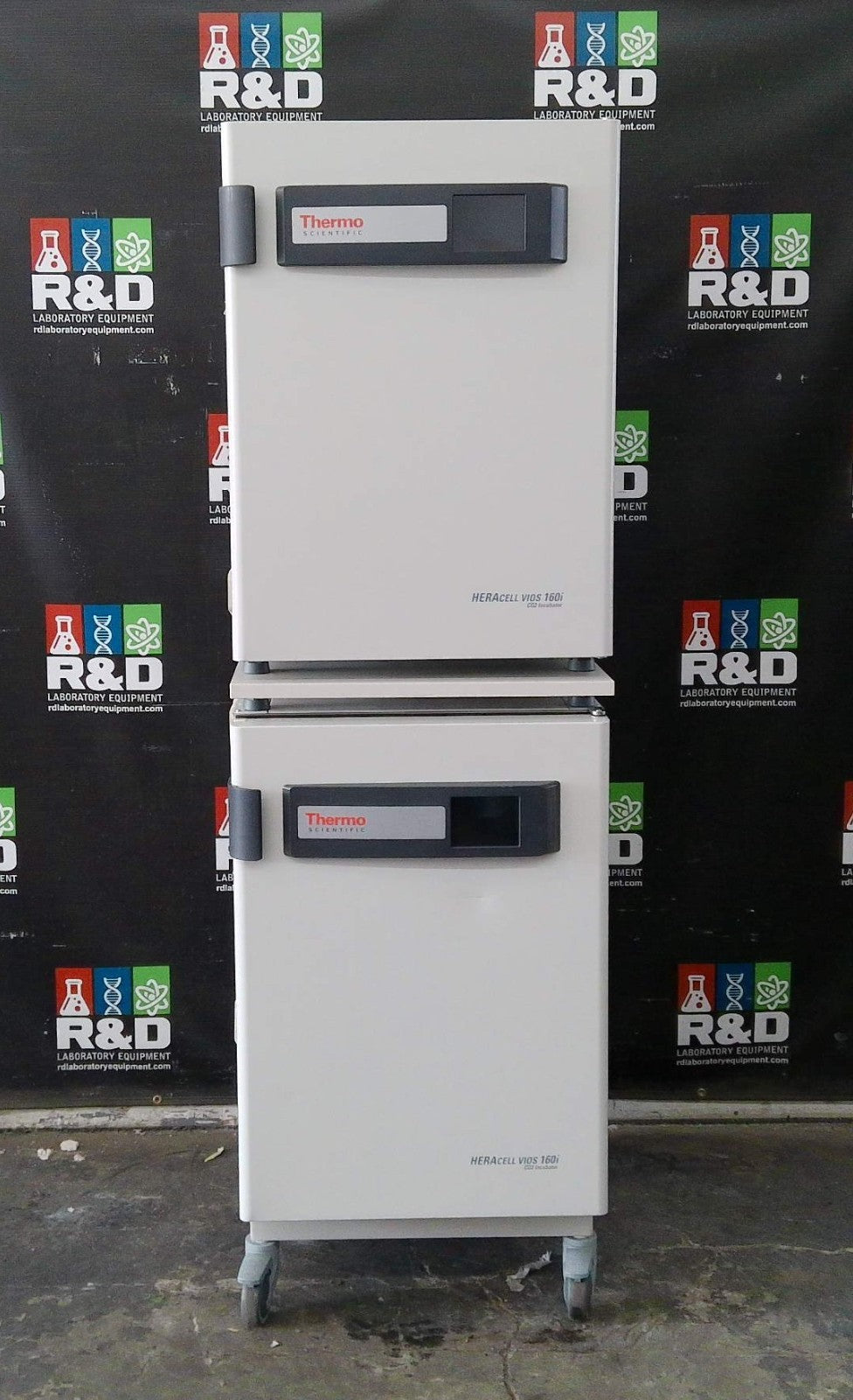 Thermo HERAcell Vios 160i Double Stack Copper Lined CO2 Incubators (2015)