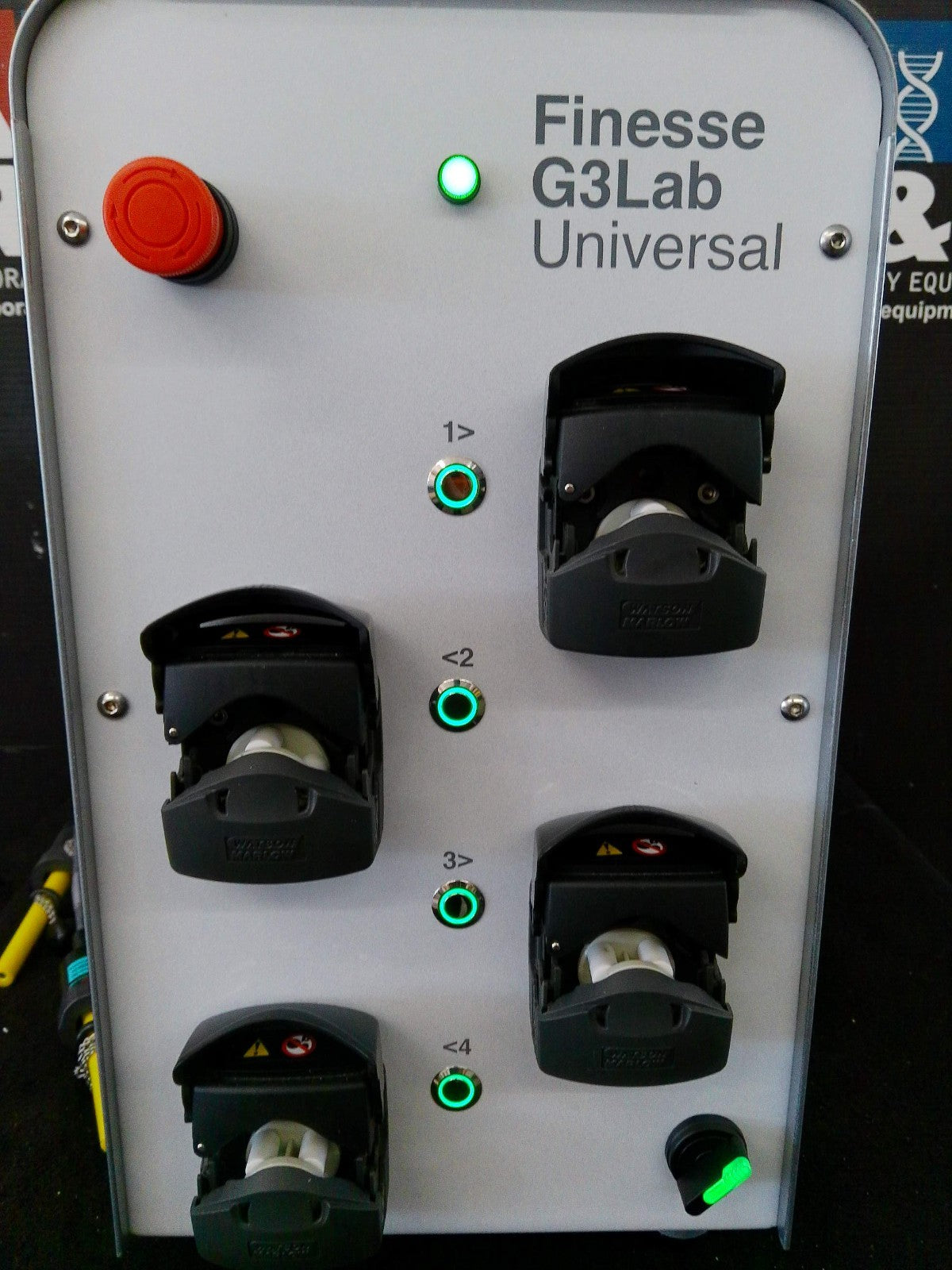 Finesse G3Lab Universal F100-2277-300 Rev 1 Bioreactor Controller w/pH&DO Probes