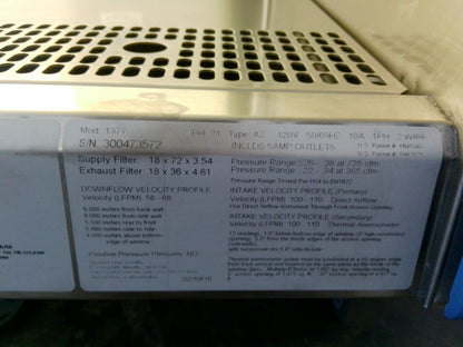 Thermo Scientific 6ft 1377 A2 Biosafety/Biological Safety Cabinet w/UV +Warranty