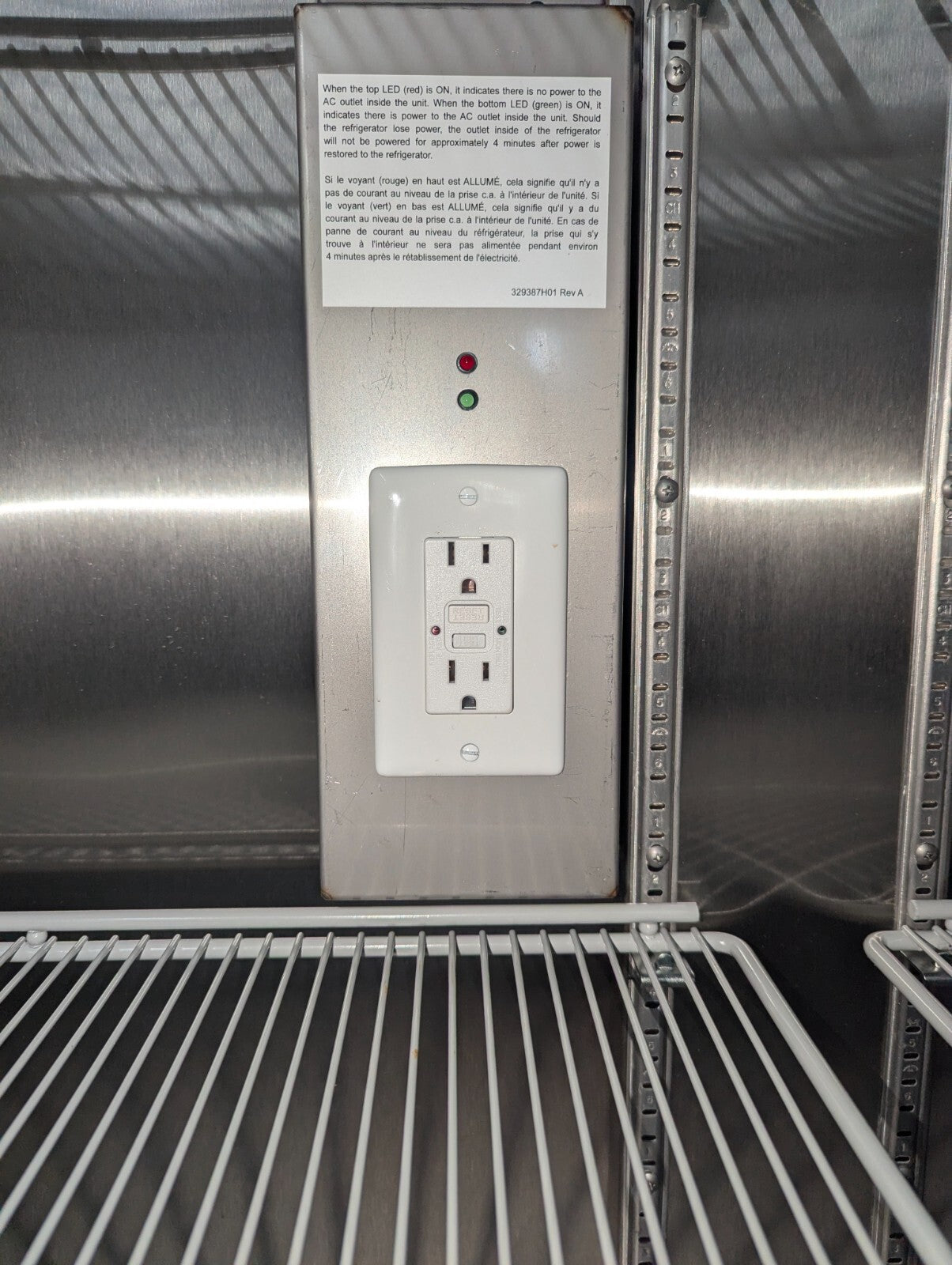 FisherBrand FBG49CSGA Isotemp Glass Double Door Laboratory Refrigerator  49Cf