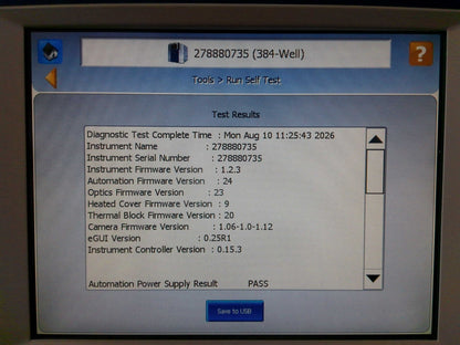 Applied Biosystems 4453552 ViiA 7 Real-Time 384-Well Six-Color PCR System (2011)
