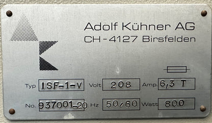 Kuhner Refrigerated Shaker Incubator 208v ISF-1-V Climo, Fully Tested