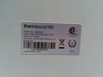 Thermo Scientific 88882003 Digital Waving Rotator