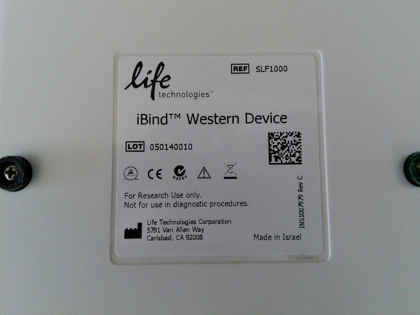 Life Technologies iBind Western Device SLF1000