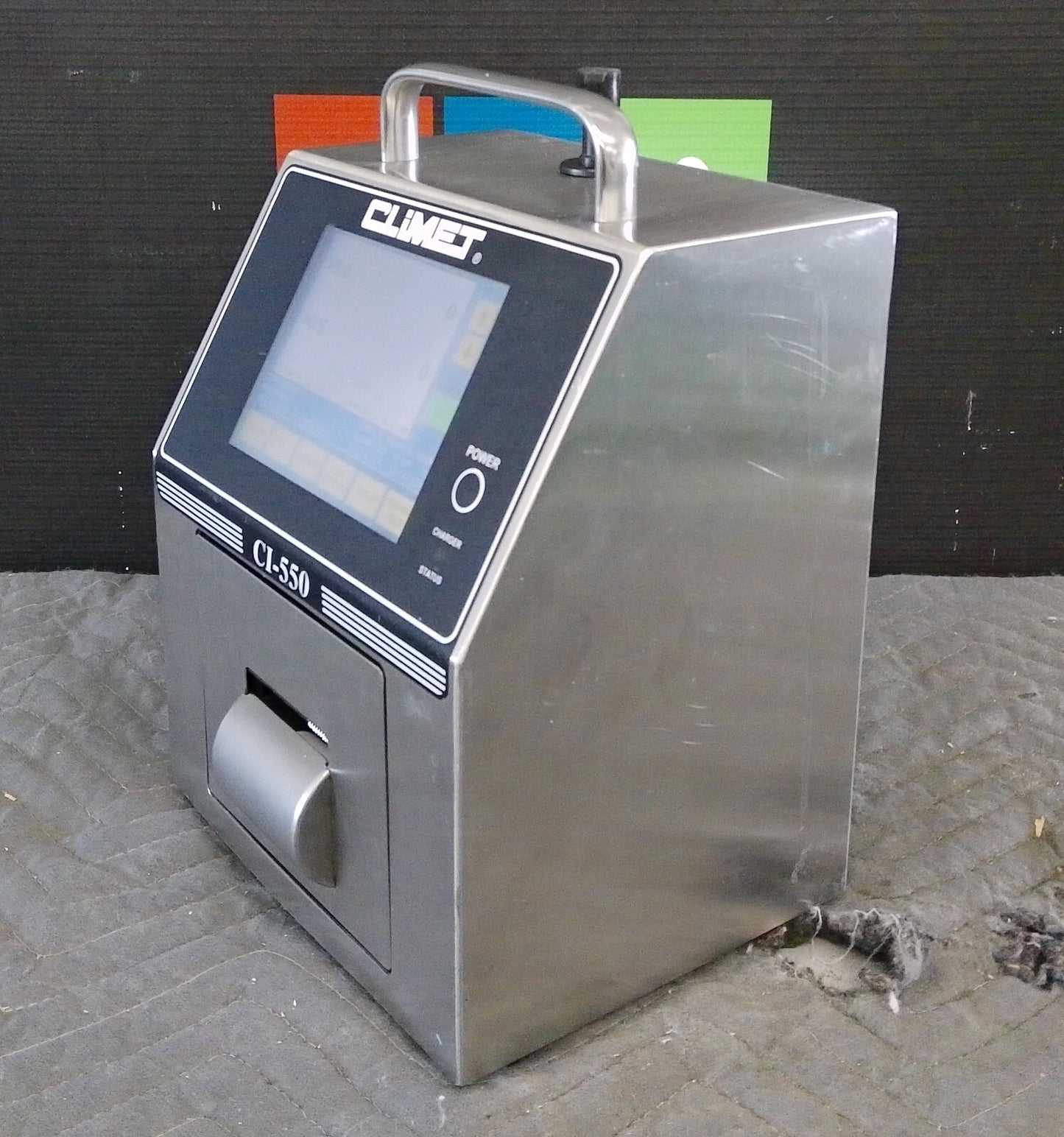 Climet CI-550 Portable Laser Particle Counter 120v