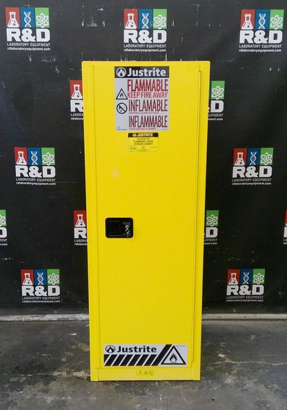 Justrite 892200 Flammable Storage Cabinet NON-Self Closing Doors 22 Gal