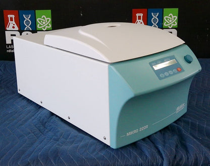 Hettich Mikro 220R 2205-01 Refrigerated Micro Centrifuge w/ 24x4g Rotor 1195-L (2010)