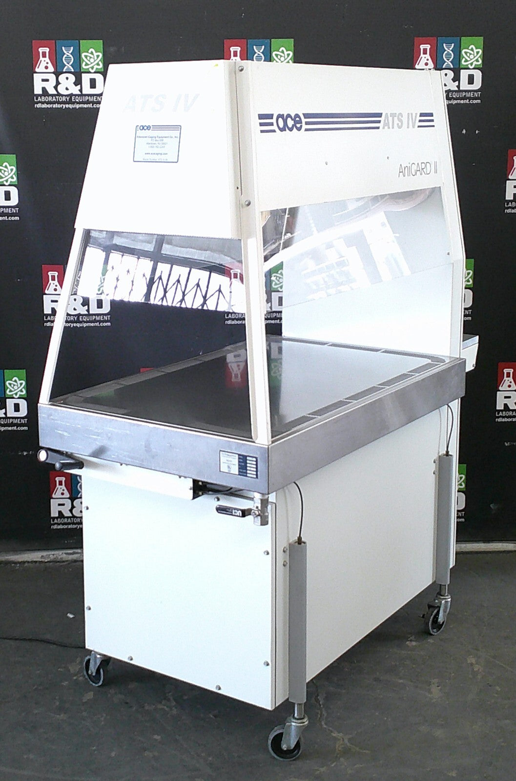 ACE / Baker 4ft AG4 ATS IV Animal Transfer & Cage Changing Station, FULLY TESTED