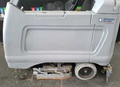 Advance HR 2800 Nilfisk Ride Along Floor Cleaner Scrubber New Batteries &Charger