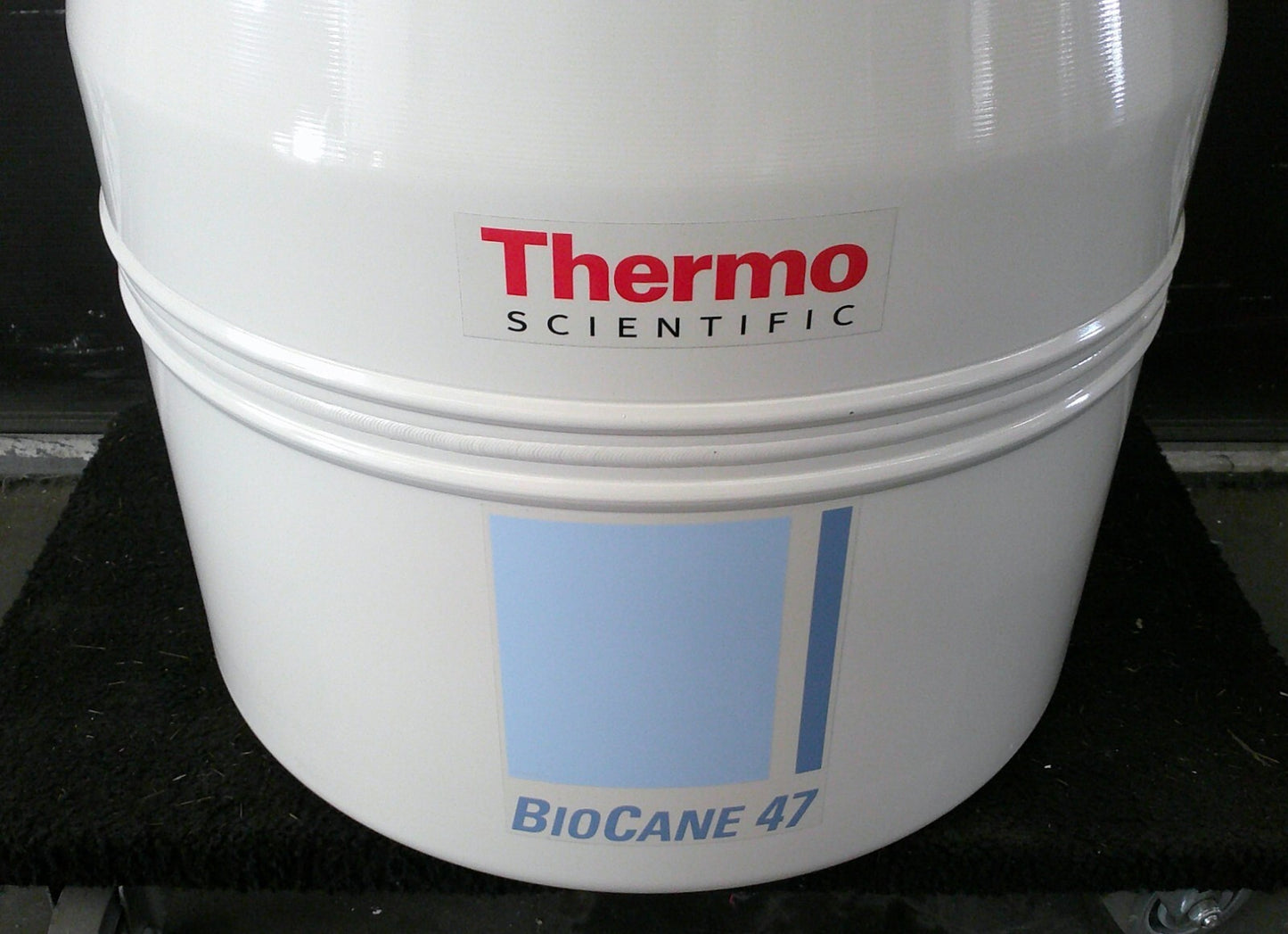 Thermo Scientific BioCane 47 L Liquid Nitrogen LN2 Dewar Cryo Storage w/Racks