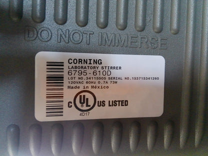 Corning PC-610D Digital Magnetic Stirrer 120v TESTED