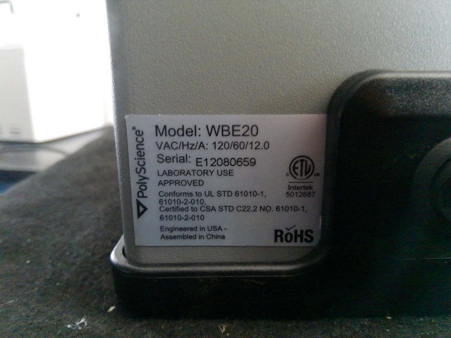 VWR/ PolyScience WBE20 Programmable Water Bath 20L