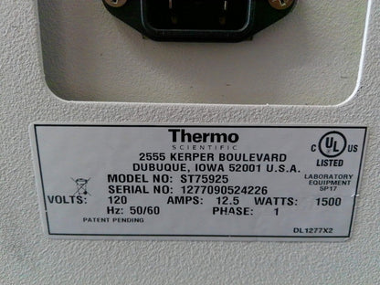 Thermo Scientific ST75925 Harvey SterileMax Autoclave Steam Sterilizer