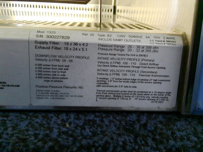 Thermo Scientific 3ft 1323 A2 Biosafety/Biological Safety Cabinet w/UV +Warranty