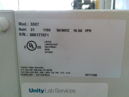 Thermo Scientific 3307 Steri-Cult CO2 Incubator 8.2Cf 120v