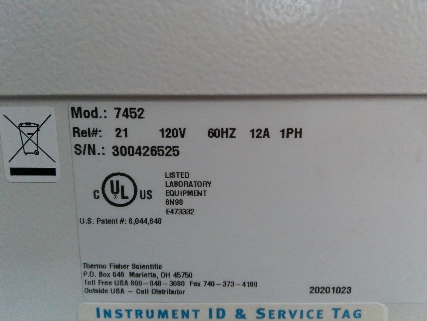 Thermo Scientific 7452 CryoMed Controlled Rate Freezer 34L (2020)