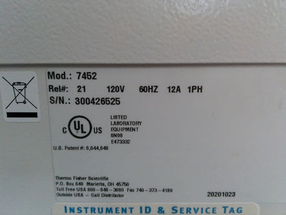 Thermo Scientific 7452 CryoMed Controlled Rate Freezer 34L (2020)