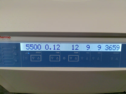 Thermo Sorvall ST16R Refrigerated Benchtop Centrifuge W/Rotor, Buckets, Inserts