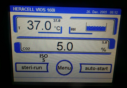 Thermo HERAcell Vios 160i Copper Lined CO2 Incubator (2021) Calibrated