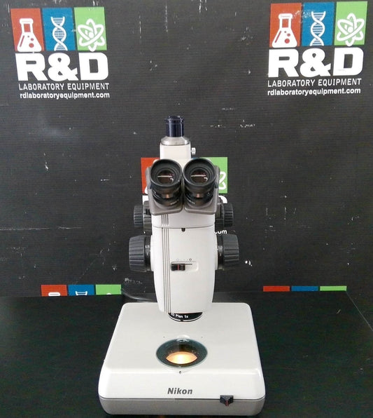 Nikon SMX-U ZOOM 1:10 Stereoscopic Microscope w/ ED Plan 1X Optic