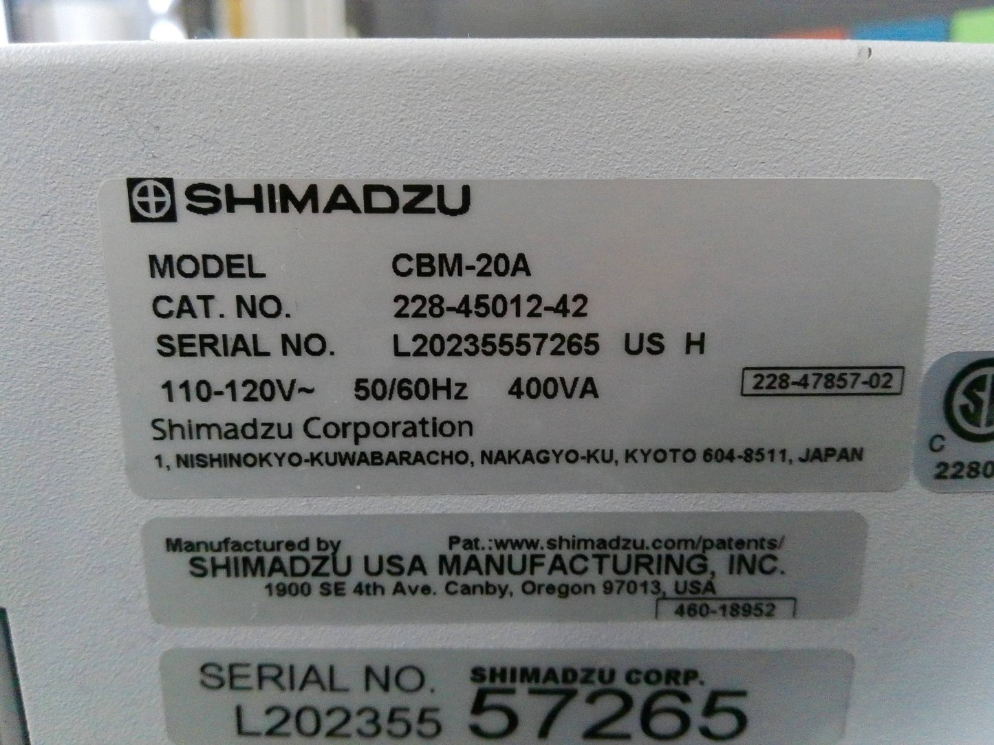 Shimadzu HPLC CBM-20A Prominence Communications Bus Model