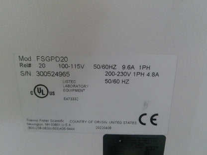 Fisherbrand Isotemp GPD20 General Purpose Deluxe Water Bath 20L FULLY TESTED