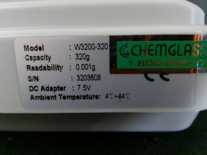 Accuris Instruments W3200-320 Top-Loading Balance, Scale 320