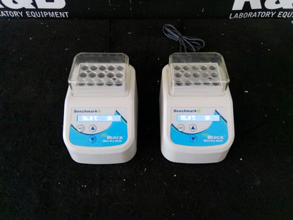 Benchmark BSH200 My Block Mini Dry Bath model w/0.2 mL block (Lot of 2)