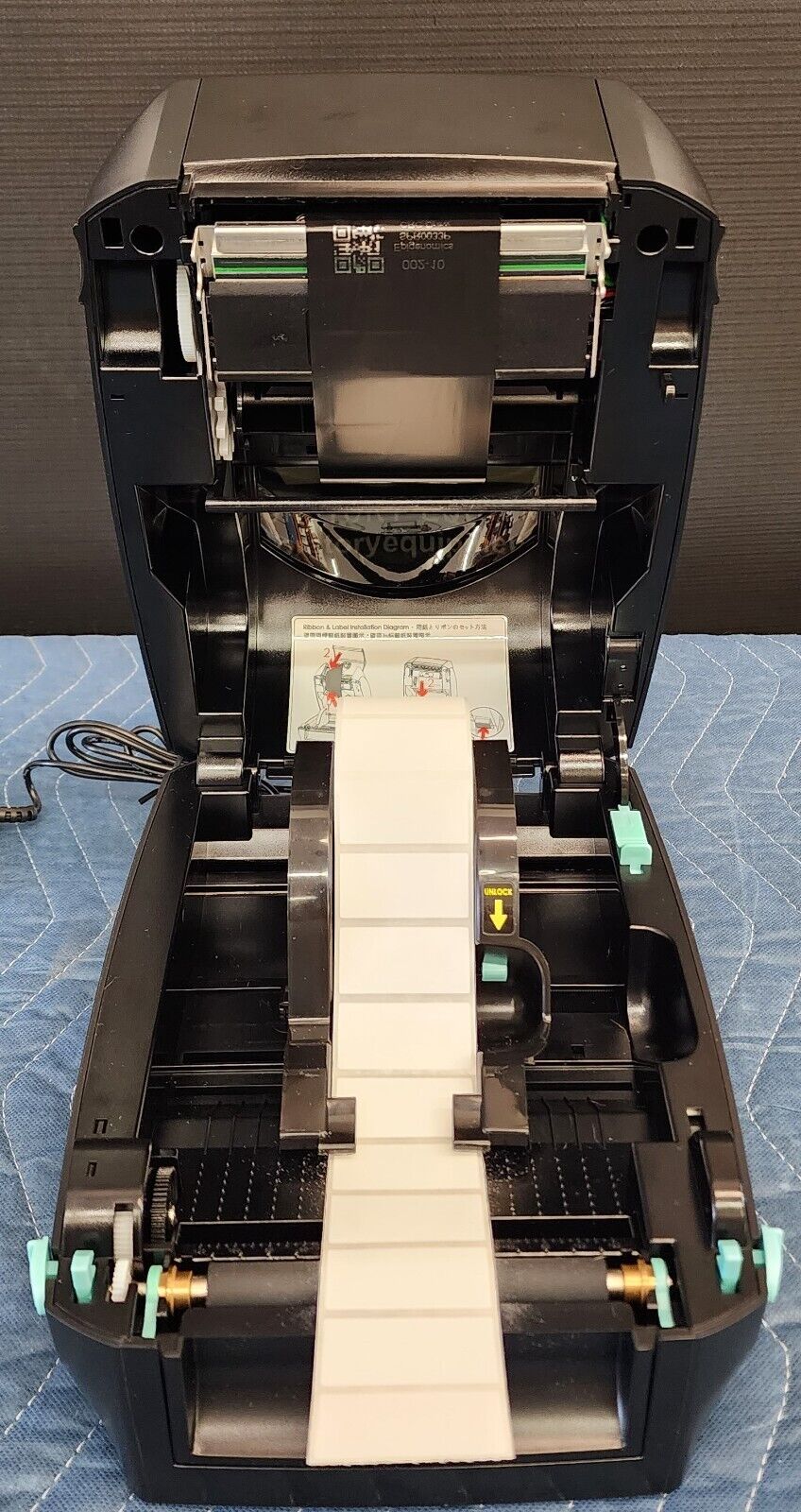 Ga Machine Label GA international Cody 3 Thermal Label Printer w/ Software. Ribbon & La