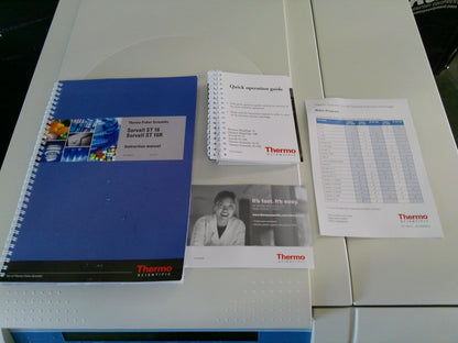 Thermo Sorvall ST16R Refrigerated Benchtop Centrifuge W/Rotor, Buckets, Inserts