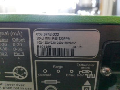 Watson Marlow 504U IP Washdown Peristaltic Pump 120v 220RPM TESTED