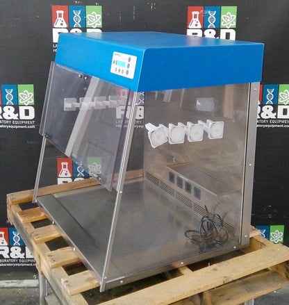 VWR 10783-132 28" PCR Workstation w/ UV & Air Recirculator Twin Decontamination