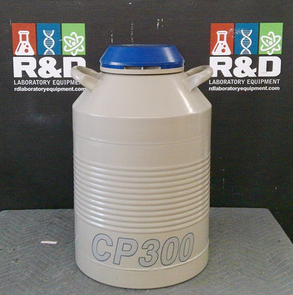 Taylor Wharton LN2 Cryo Liquid Nitrogen Dewar Storage Tank 11.8L w/Case, 1 Rack