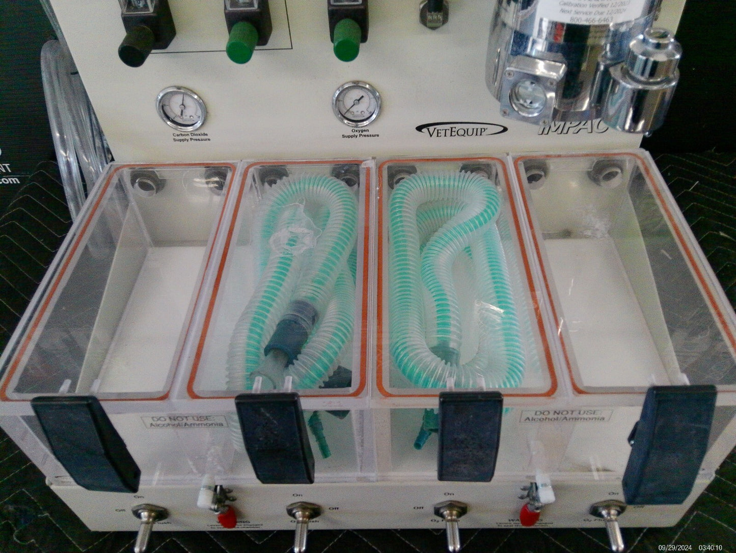 VetEquip Impac 6 Quad-Chamber Rodent/Mouse Veterinary Anesthesia System