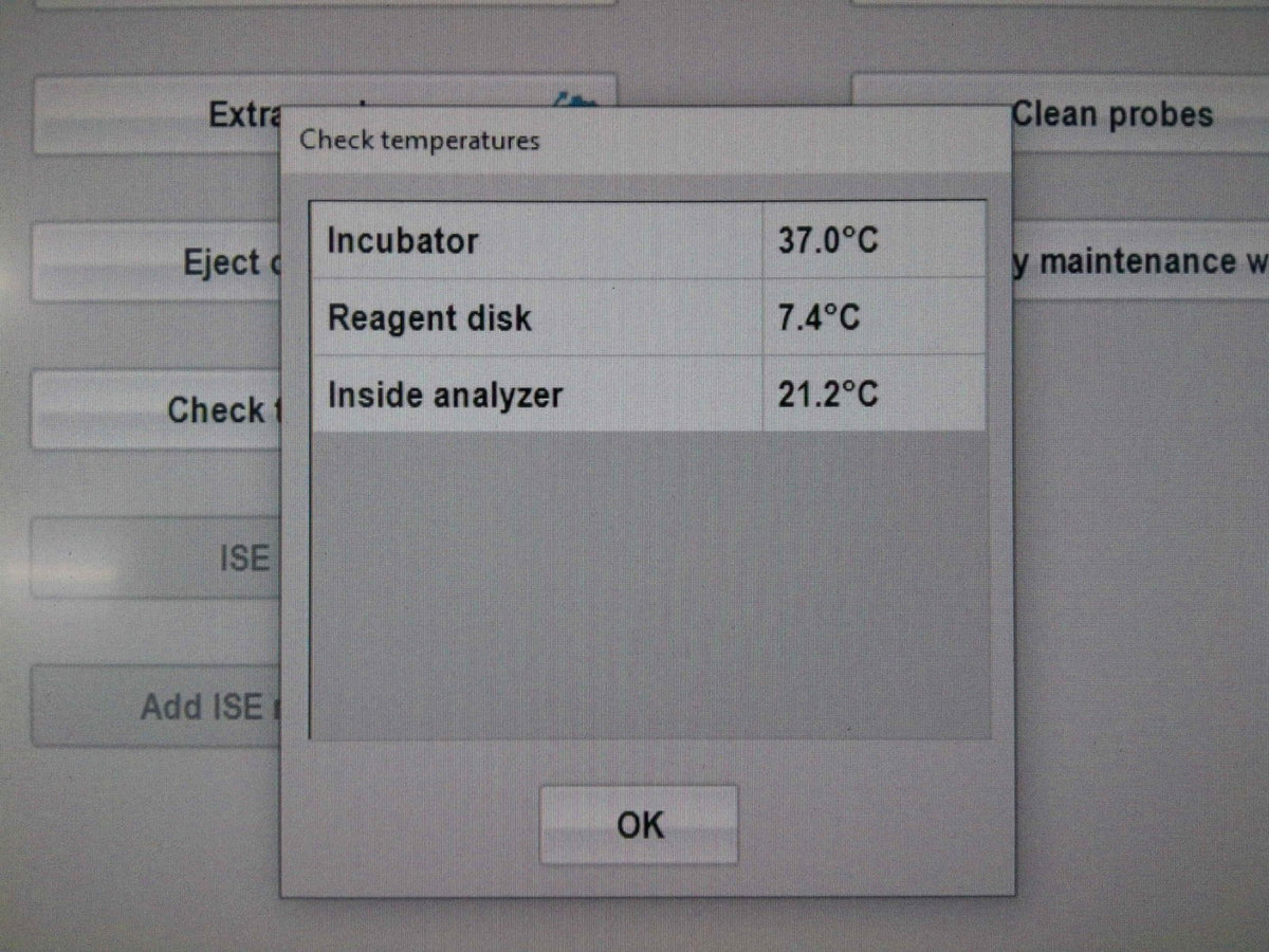 Thermo Fisher Scientific 864 Indiko Clinical Chemistry Analyzer w/ PC & Software