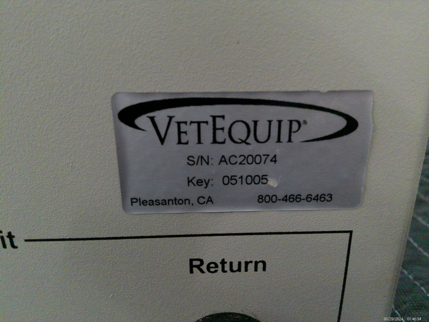 VetEquip Impac 6 Quad-Chamber Mouse Veterinary Isoflurane Anesthesia System