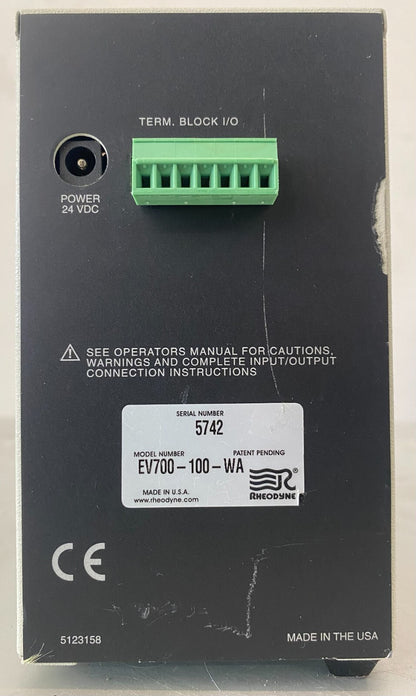 Waters EV700-100-WA HPLC Switching Valve 24v