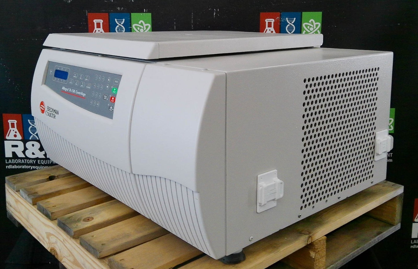 Beckman Allegra X-15R Refrigerated Benchtop Centrifuge w/Rotor, Buckets, Inserts