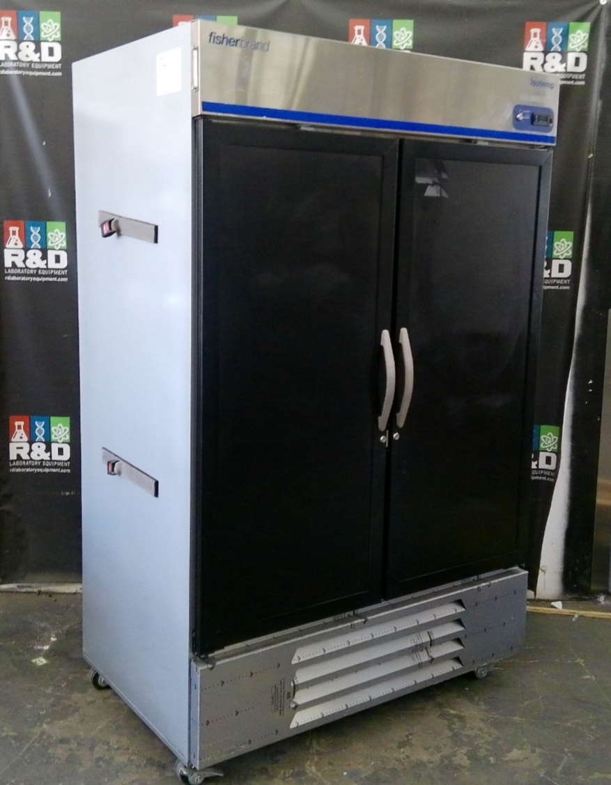 FisherBrand FBG49RSGA Isotemp Glass Double Door Laboratory +4C Refrigerator 49Cf