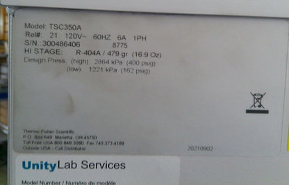 Thermo Scientific TSC350A -40c Ultra-Low Laboratory Chest Freezer 3Cf