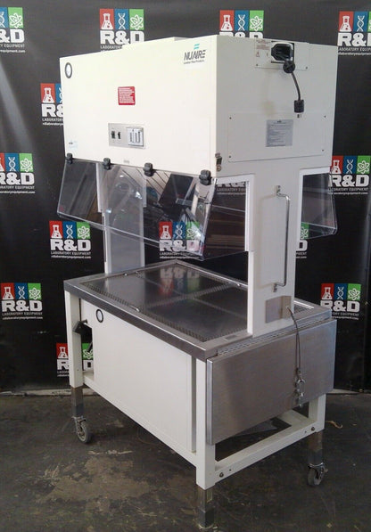 Nuaire NU-612-400 4ft Dual Sided Open Access Animal Transfer Station 120v