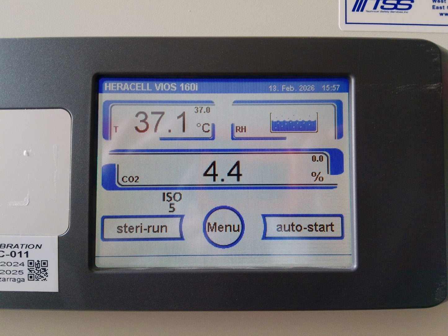 Thermo HERAcell Vios 160i Double Stack Copper Lined CO2 Incubators (2015)