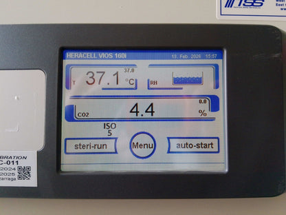 Thermo HERAcell Vios 160i Double Stack Copper Lined CO2 Incubators (2015)